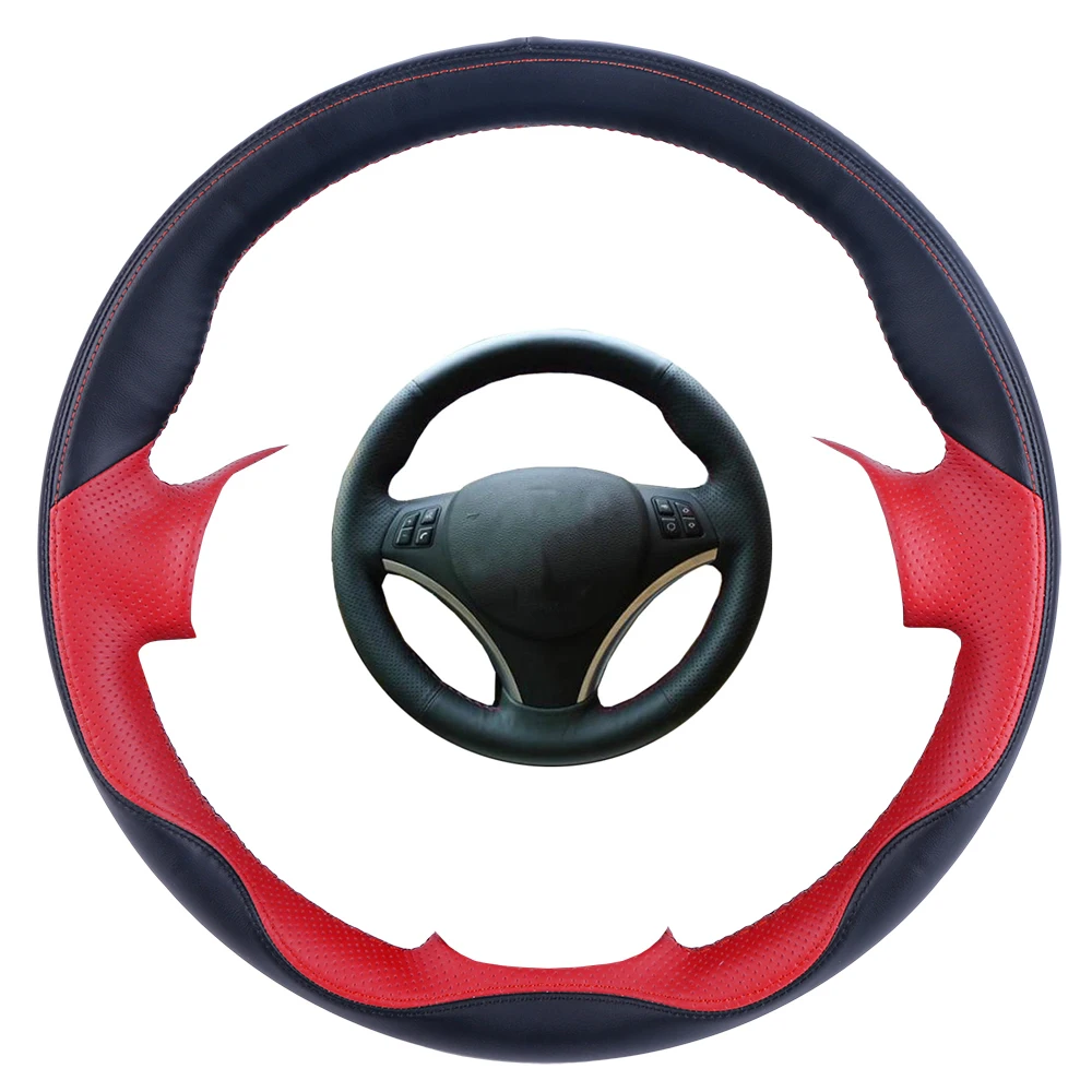 Подгонянная ручная сшитая оплетка из искусственной кожи для BMW E90 320i 325i 330i 335i E87 120i