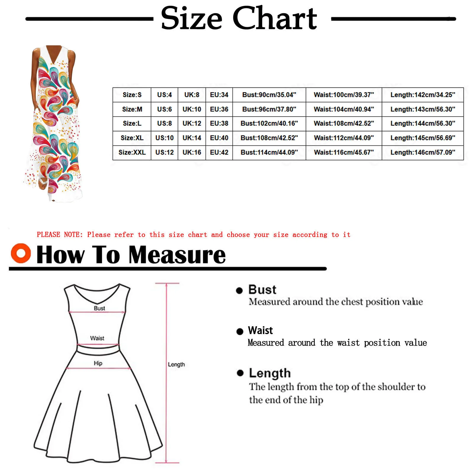 

Summer Dress Women Elegant Dresses Vintage Printed Long Skirt V-neck Fashion Sexy Sleeveless Robe Femme