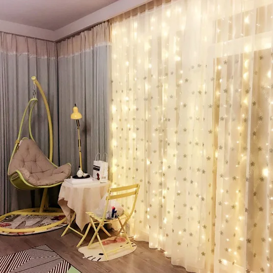 

3x1/3x2/3x3m Fairy String Light Led Curtain Christmas Decorations for Home Window Christmas tree decoration New year navidad