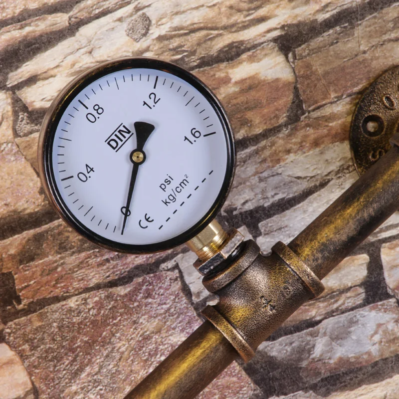 Винтажный промышленный ветрозащитный лампа в стиле стимпанк настенный