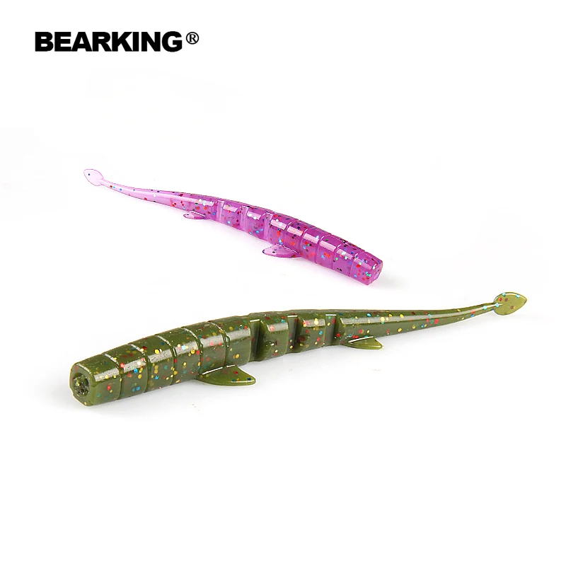 BEARKING UNAGI Slug Soft Lures 64mm 88mm Fishing Artificial Lures Silicone Bass Pike Minnow Swimbait Jigging Plastic Baits Worm