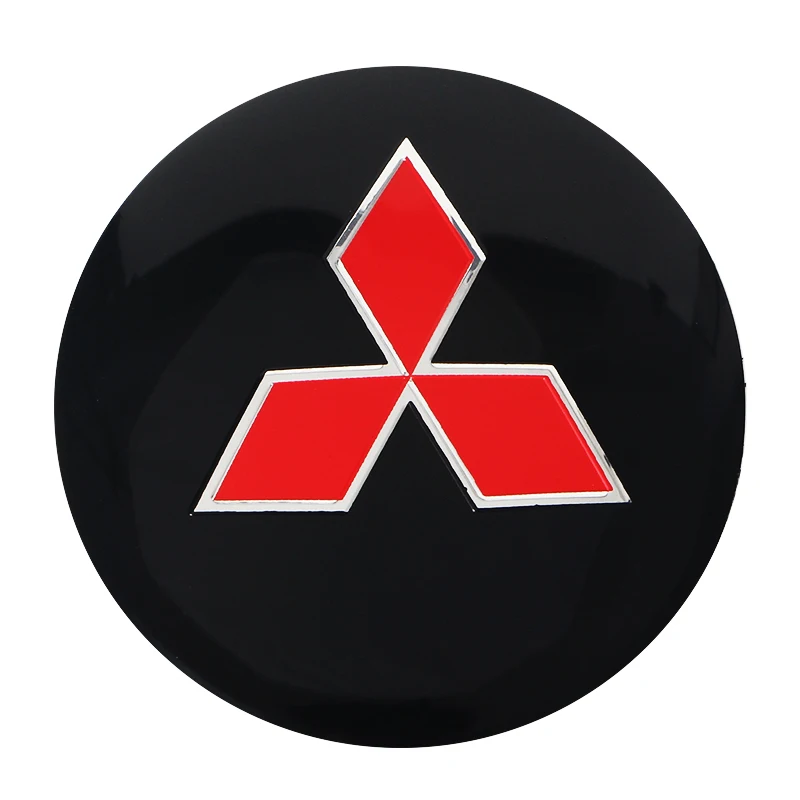 4 шт. 56 мм колпачки для центральной ступицы колеса наклейки Mitsubishi lancer asx outlander pajero