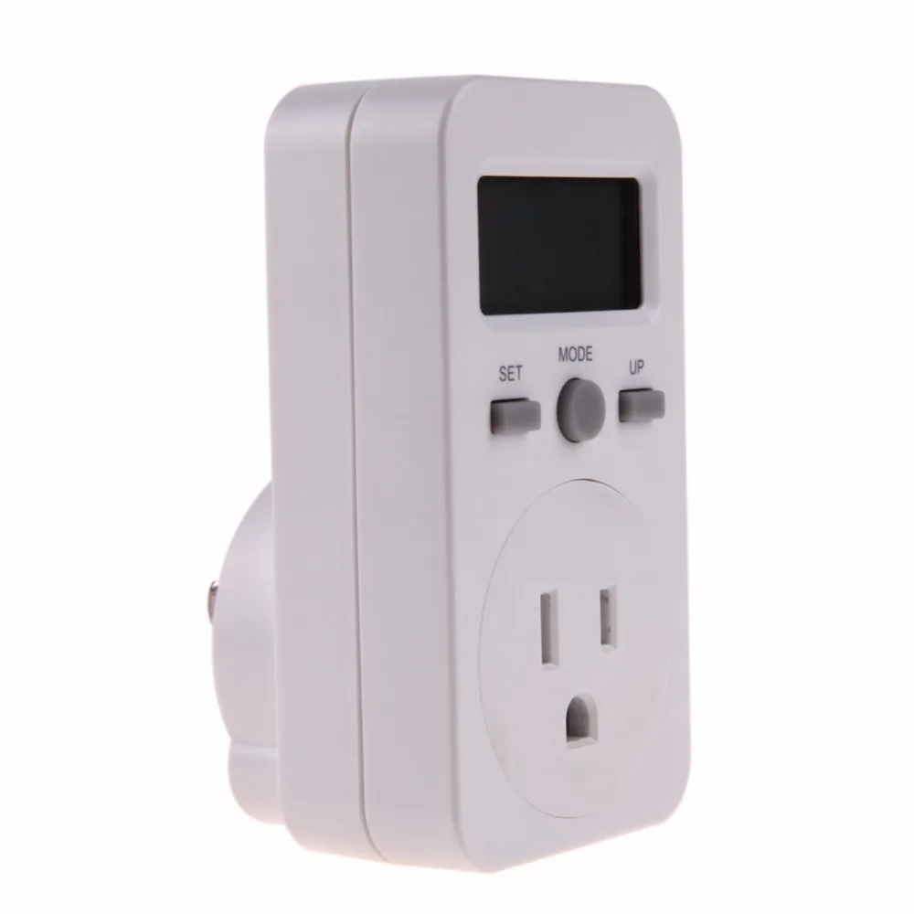 Digital Power Meter Watt Electricity Usage Monitor Socket Consumption Electric Energy US Plug | Электроника
