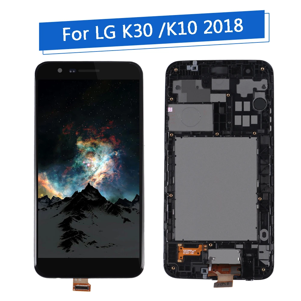 Сменный сенсорный ЖК экран с дигитайзером и рамкой для LG K10 2018LG K30 X410 LMX410 LMT410TK 5 3