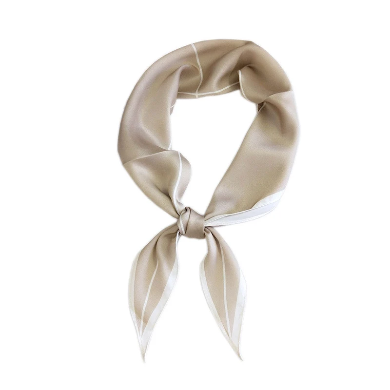 Новый дизайн обтягивающий шарф с принтом созвездия женский шелковый маленькой