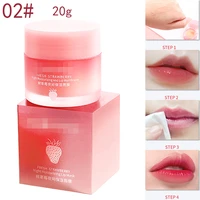 korea lips care lip sleep mask night sleep hydrated maintenance lip balm pink lips whitening cream nourish protect 3g