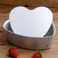 368 inch removable bottom baking mould heart shape cake mold aluminium alloy home kitchen diy mousse pastry cake pan bakeware