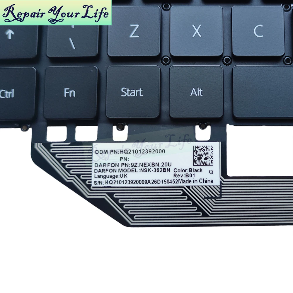 Клавиатура для ноутбука Huawei MateBook X Pro MACHR-W29 W19 MACH-W29B W19B W19C с подсветкой NSK-362BN ГБ |