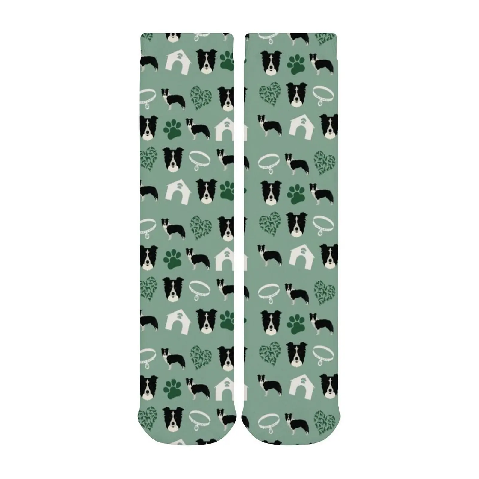 

Dog Socks Large Chemical Fiber Soft Stockings Print Street Couple Anti Slip Socks