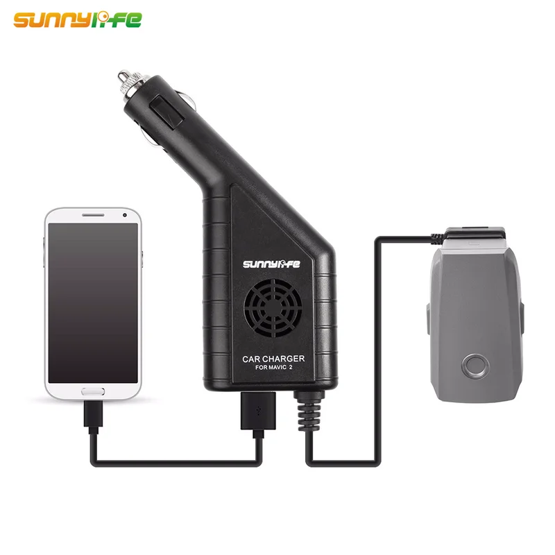 Зарядное устройство Sunnylife 2 в 1 Mavic для пульта дистанционного