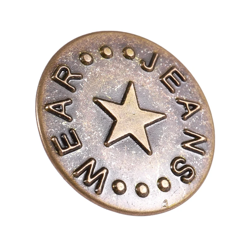 10 шт. джинсовая куртка с принтом звезды джинсы металлическими пуговицами