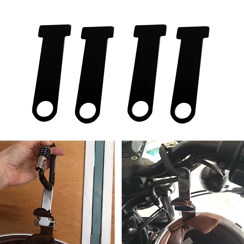 4x замок для шлема Противоугонный штифт блокировка цепи пряжка безопасное