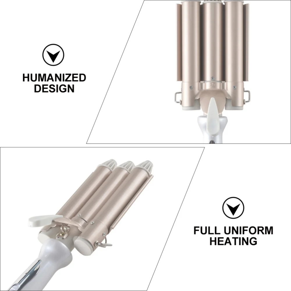 

1Pc Electric Hair Curler Household Hair Roller Heated Hair Waver (US Plug)