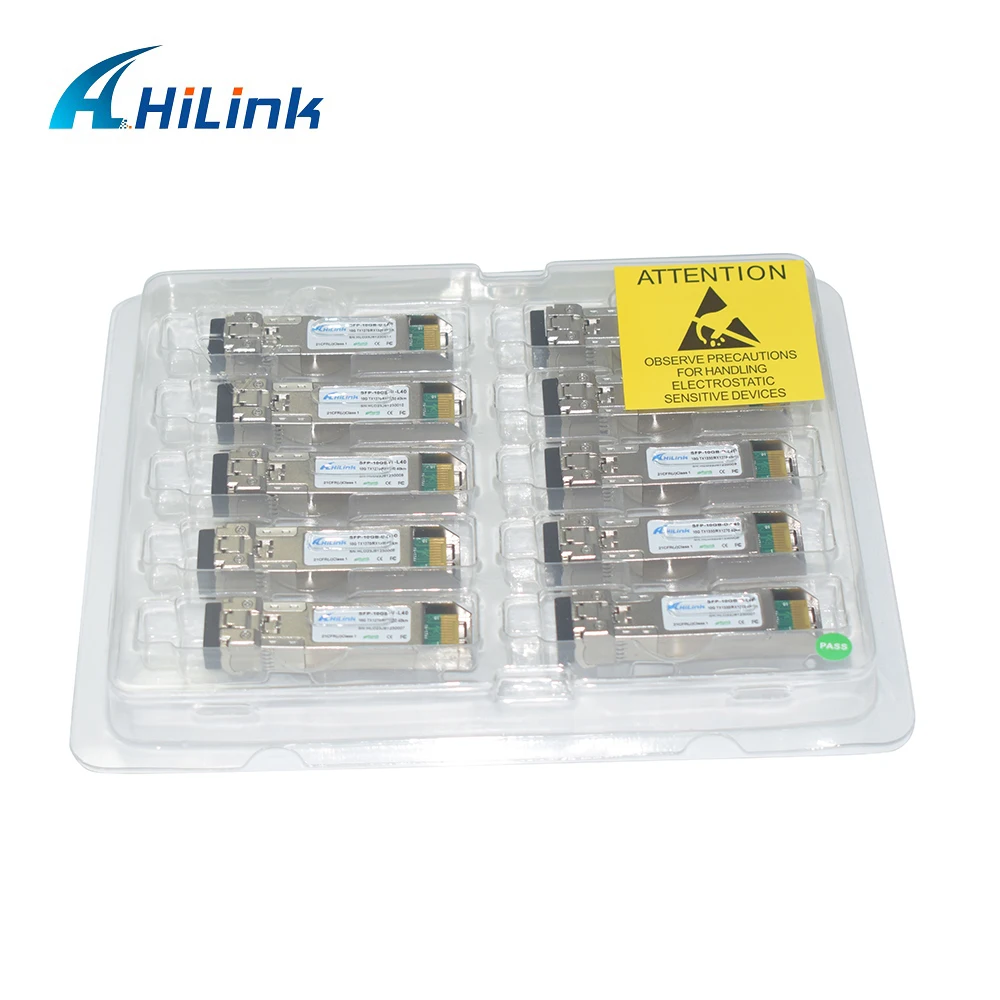 Одна сторона: Φ 40KM BIDI SFP + 10G модули LC T1270/R1330| |