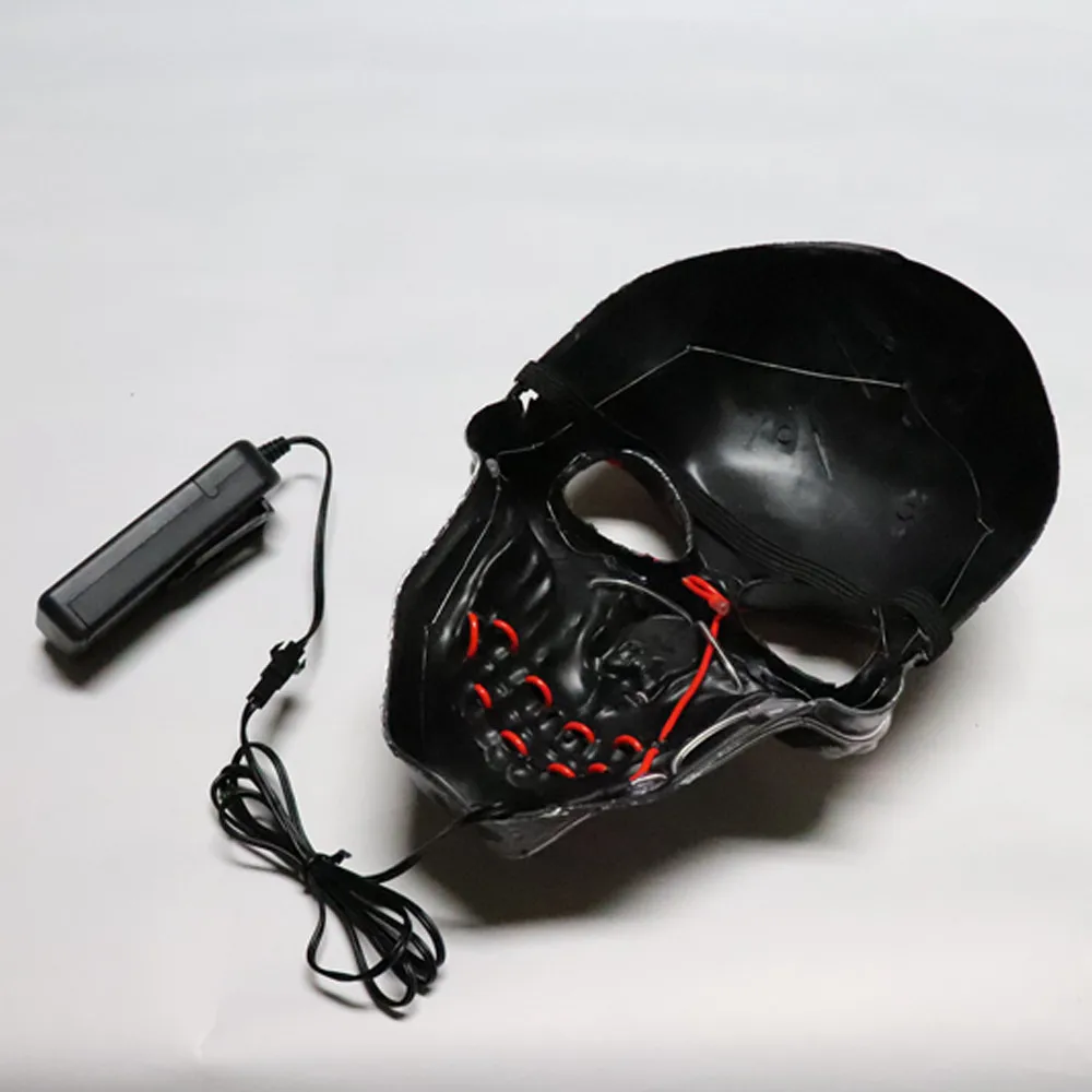 Маска к Хэллоуину 2019 ПВХ Хэллоуин звуковой реактивной полный уход за кожей лица