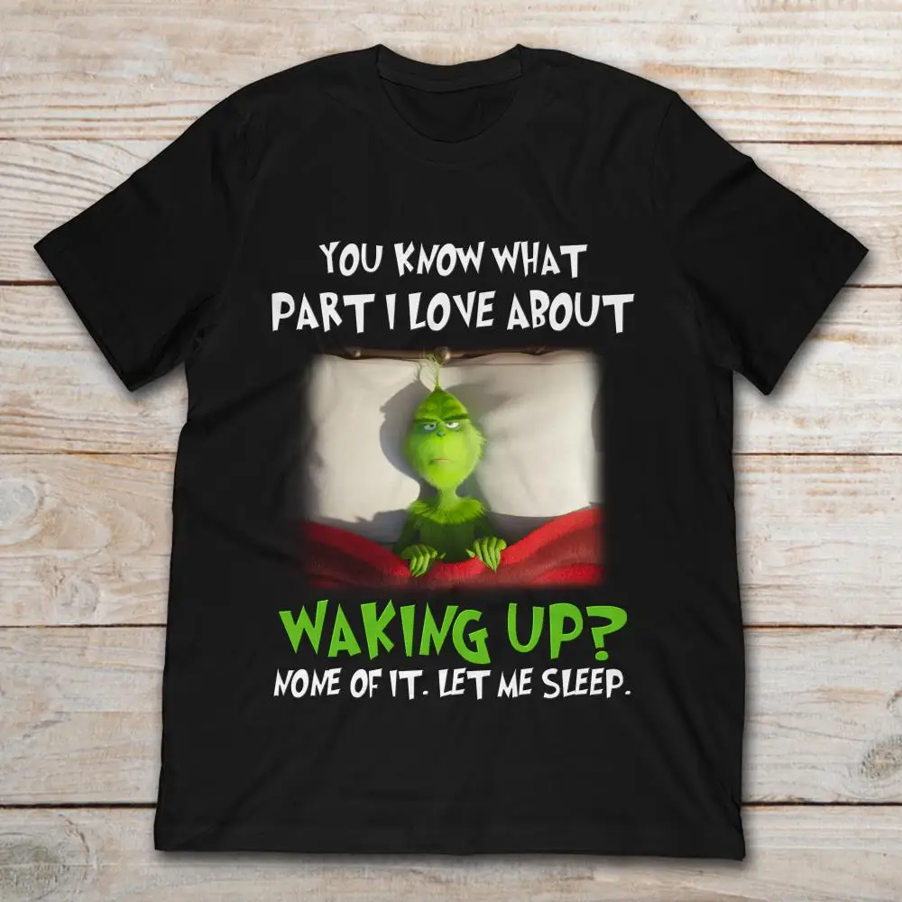 Уличная футболка в стиле Харадзюку Menyou Know What Part I Love About Wake Up no It Let Me Sleep