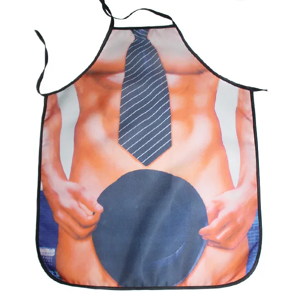 Забавный Новинка фартуки для приготовления еды Кухня барбекю фартук галстук