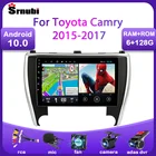 Srnubi 2 Din Android 10 Carplay Bluetooth автомобильный радиоприемник мультимедийный видеоплеер для Toyota Camry 2015 2016 2017 навигация GPS DVD
