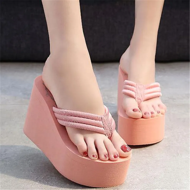 Сандалии женские на танкетке босоножки из ЭВА очень высоком каблуке