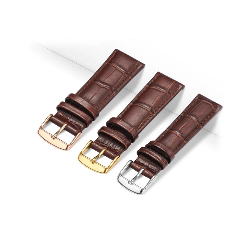 Неподдельный кожаный пояс для часы Azan ремешок наручных часов мусульманских