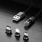 Магнитный USB-кабель, кабель для быстрой зарядки типа C, магнитное зарядное устройство, кабель Micro USB для iPhone 13 12 11 OPPO Vivo Huawei, USB-шнур для телефона