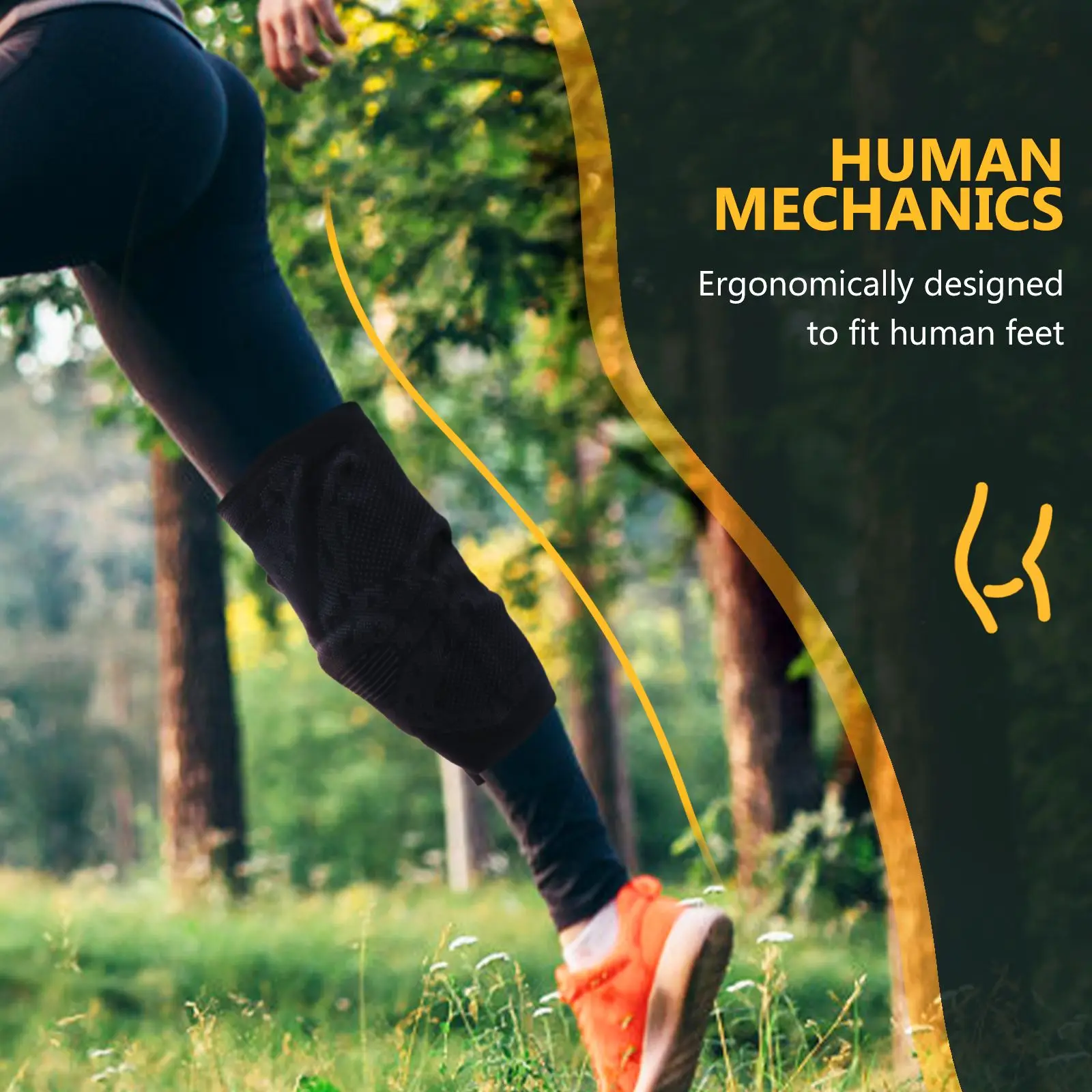 

1 Pair Knee Brace Knee Compression Sleeves Running Knee Support Brace Sleeves