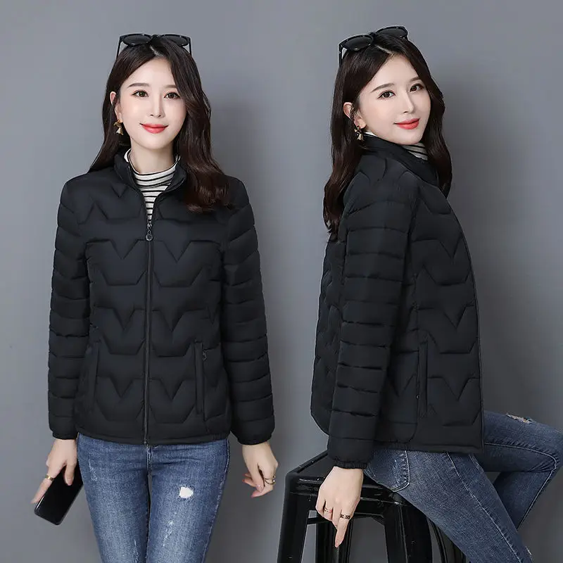 

Ultra light down cotton padded jacket women 2020 new fabric autumn and winter coat mother's cotton padded jacket women's short