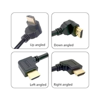90 degree hdmi compatible male to female extension cable 15cm