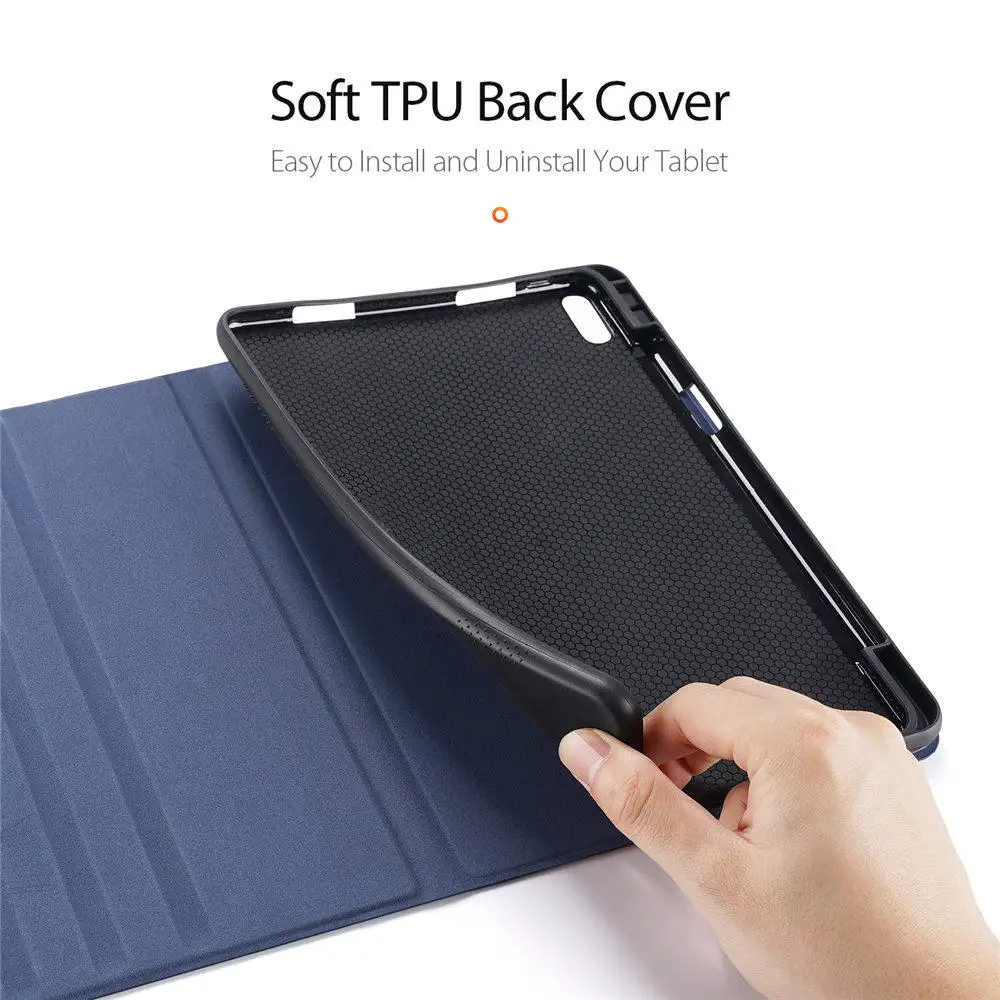 Умный чехол из искусственной кожи для Huawei Mate Pad Pro 10 8 с держателем карандашей