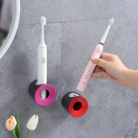 wall toothbrush holder bathroom accessories storage stand rack organizer mounted mount electric traceless tooth brush base home