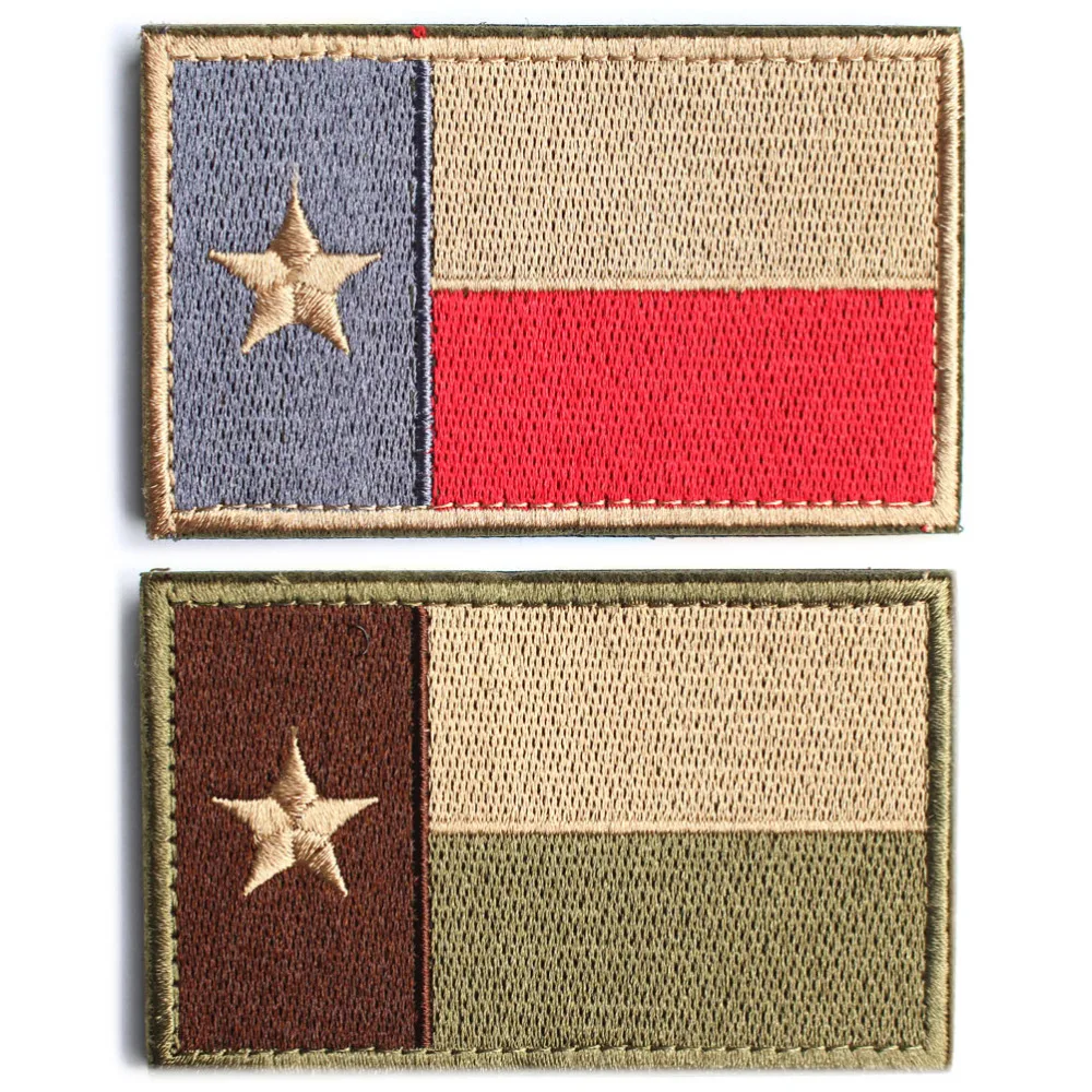 2 шт./упаковка нашивки с флагом США Техас Огайо Вирджиния Флорида Калифорния