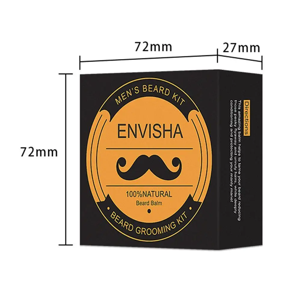 

1Set Men Beard Grooming Care Kit Mustache Growth Oil Drawstring Styling Beard Bag Wax New Tool Moisturize Comb Scissor Balm F0Z6