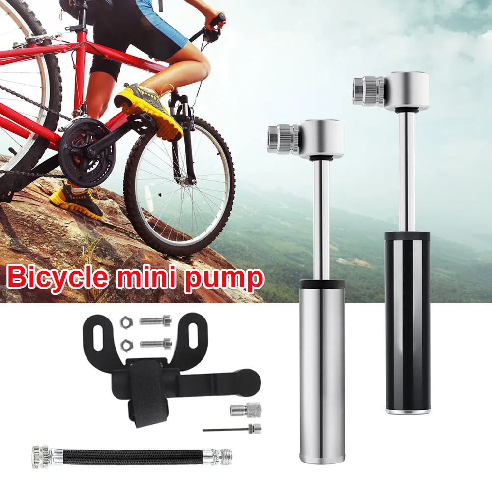 

Universal Mini Bicycle Pump Aluminum Alloy Cycling Hand Air Pump Ball Tire Inflator MTB Mountain Road Bike Pump 120PSI For AV/FV