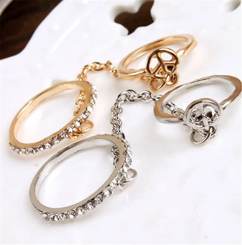 Тренд универсальные ювелирные изделия золото винтажная Серебряная цепочка