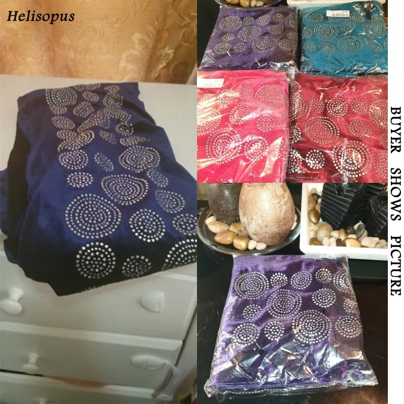 Helisopus, роскошная бархатная повязка на голову, тюрбан, Женский мусульманский головной платок, кепка, удлиненные головные повязки, хиджаб, аксессуары для волос