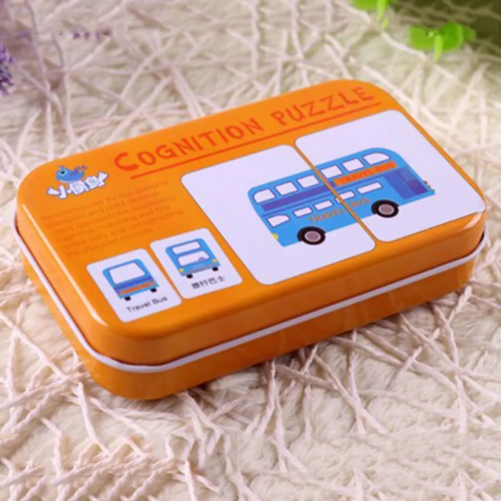 

kids Baby Cognitive Cards Montessori Materials Fun English Word Pocket Flash Card Early educational toys Baby Training Cards