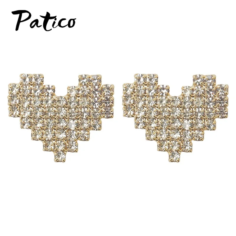 

Authentic 925 Sterling Silver Heart Clear Cubic Zircon Stud Earrings for Women Anti-allergy Sterling Silver Jewelry