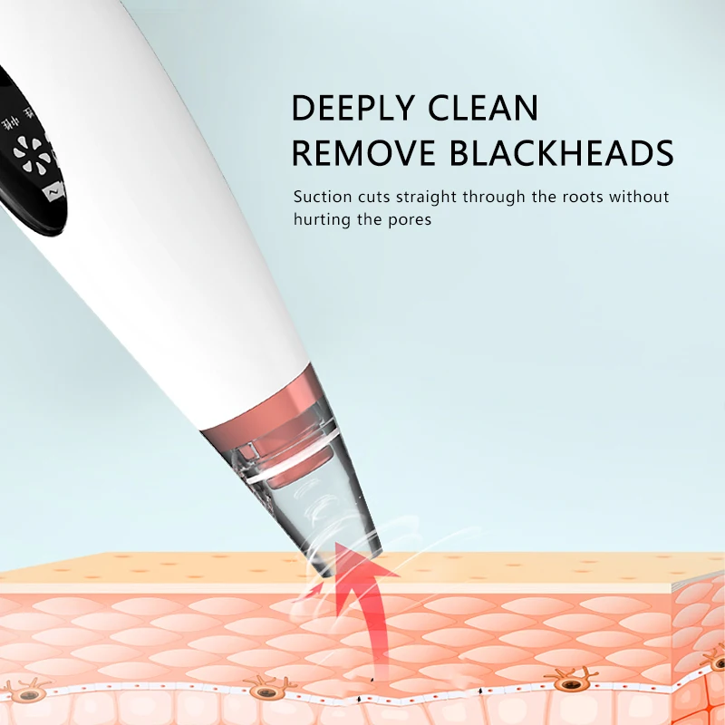 

Pore Cleaner Blackhead Remover Vacuum Electric Nose Face Deep Cleansing Skin Care Machine Birthday Gift Dropshipping Beauty Tool