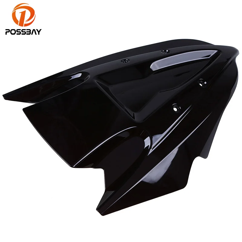 Posbay винтажный черный мотоцикл лобовое стекло Мотоцикл Ветер Дефлектор для Kawasaki