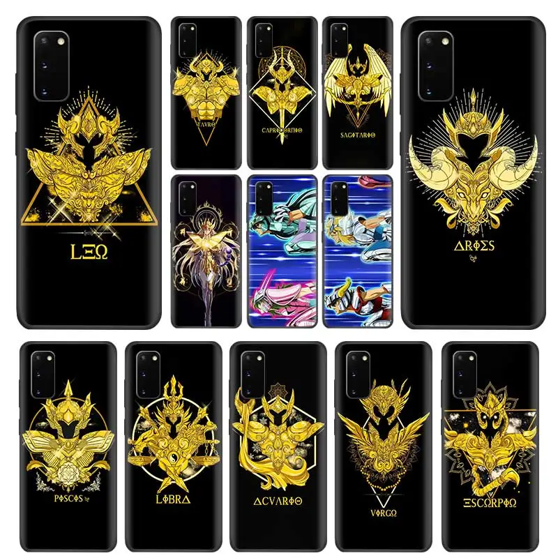 

Case For Samsung Galaxy S20 FE S10 Plus S21 Ultra S9 S8 S10e Note 20 10 Lite 9 Soft Phone Coque Funda Anime Saint Seiya