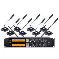professional uhf wireless microphone system conference microphone condenser microphone for large and small conference rooms