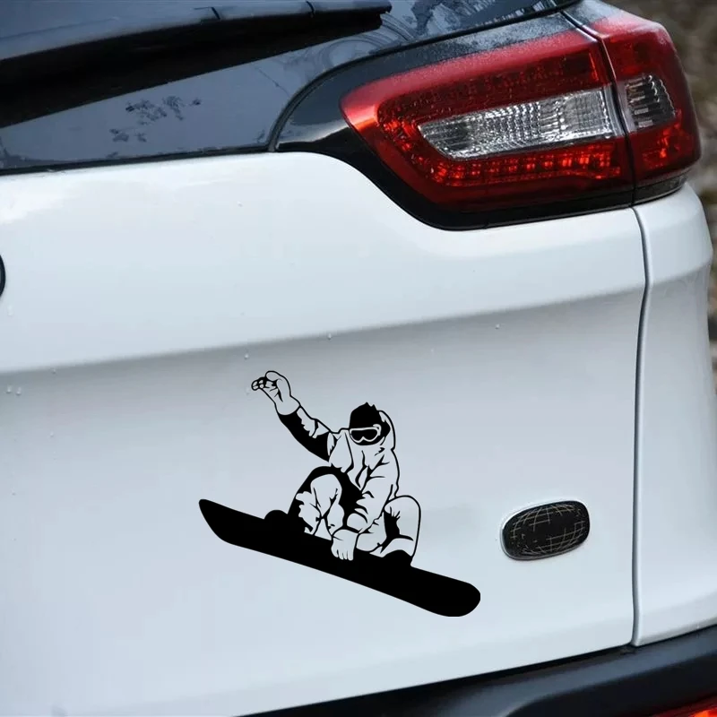 

15*13cm Creative snowboard Car-Sticker Automobiles Motorcycles Window Bumper Laptop Vinyl Decal PVC Decorative Goods