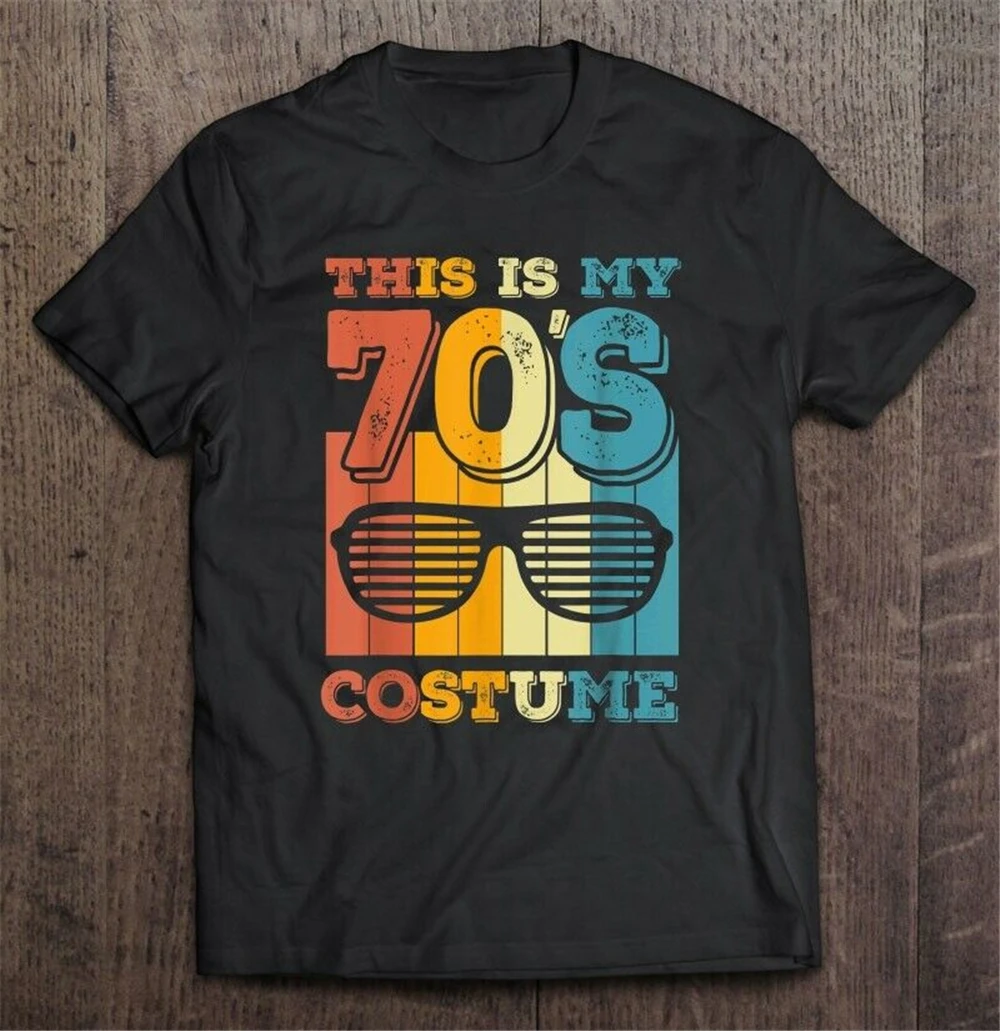 Это мой костюм 70 х винтажная Мужская футболка на Хэллоуин топы футболки