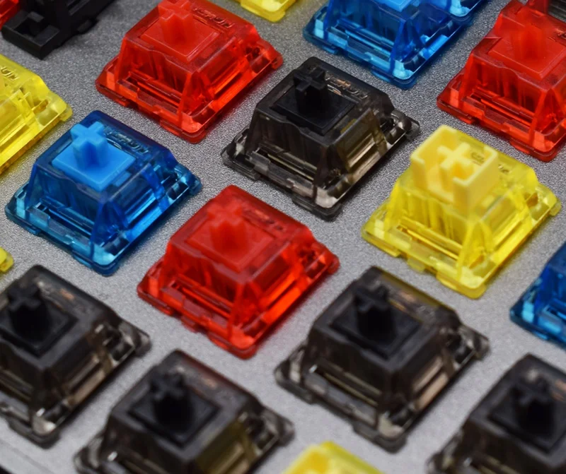 Gateron Ink customized switch 5pin SMD RGB Semi-permeable Shaft Plating Black Red Yellow Blue Mechanical Keyboard Switch images - 6
