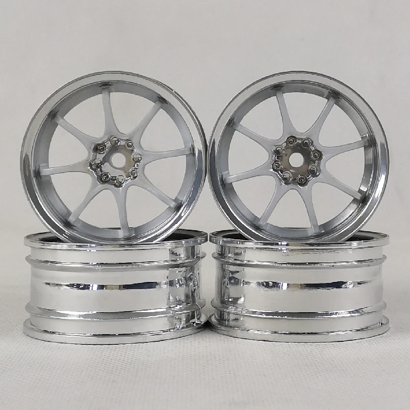 

4pcs 3/6/9mm Offset RC Car 1/10 Scale Plastic Wheels Rims Drift On road Touring Model Hobby