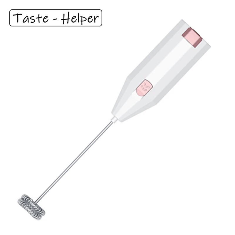 Электрический вспениватель молока ручной взбиватель для кофе яиц мешалка