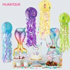 Русалки Бумага Фонари блеск висит Медузы Фонари s с наклейка с изображением русалки для девочек, хороший подарок на день рождения, морскую тематику Вечерние