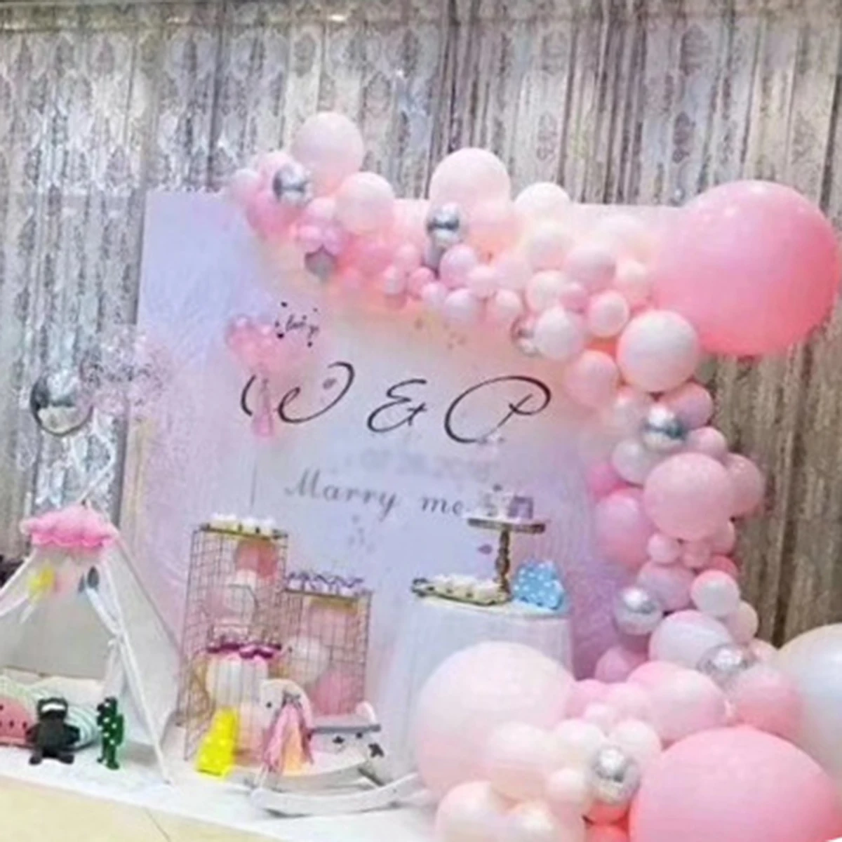 100 шт 10 дюймовый смешанный круглый шар Макарон конфеты цветной латексный День