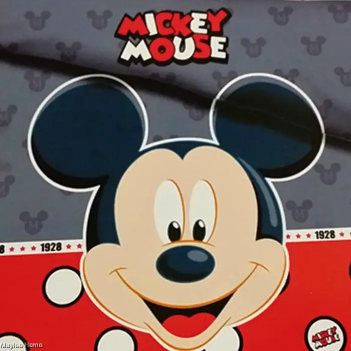 

Disney Mickey Mouse Bedding set Kids Girls Red Cartoon Duvet Cover Pillowcases Twin Full Queen King Size bedlinen Dropshipping