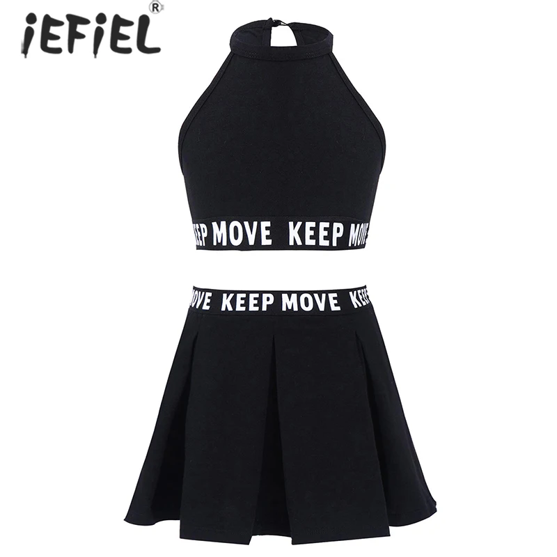 Летняя детская юбка-пачка с лямкой на шее и принтом | Детская одежда обувь